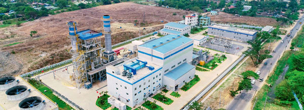 位于仰光市区以东10公里的达吉达燃气电厂项目是中缅电力与清洁能源合作的亮丽名片。（云南能投联合外经公司供图）